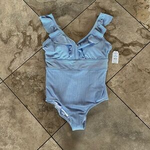 Striped swimsuit